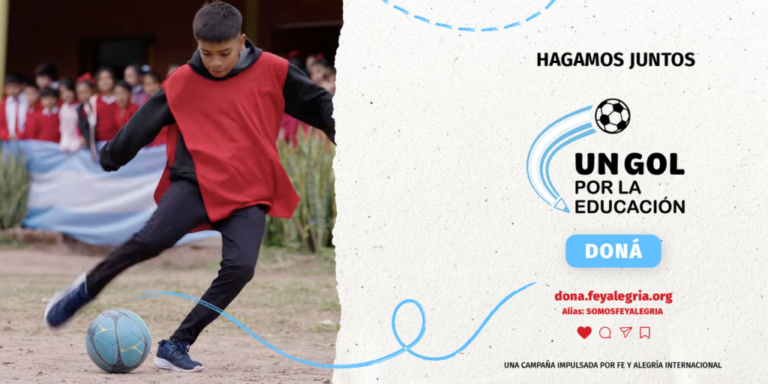 Un gol por la educación