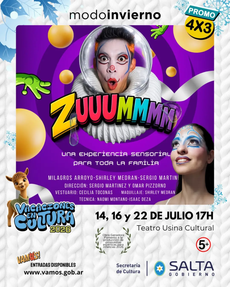 "Zuuummmm" un espectáculo visual para niños