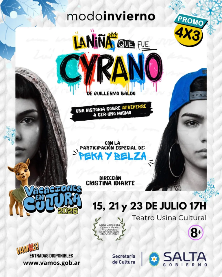 La niña que fue Cyrano, con Peña y Belza