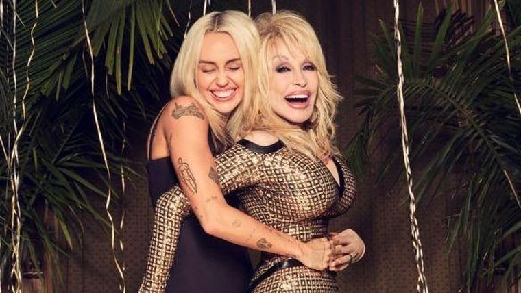 Miley Cyrus sería la heredera musical de Dolly Parton